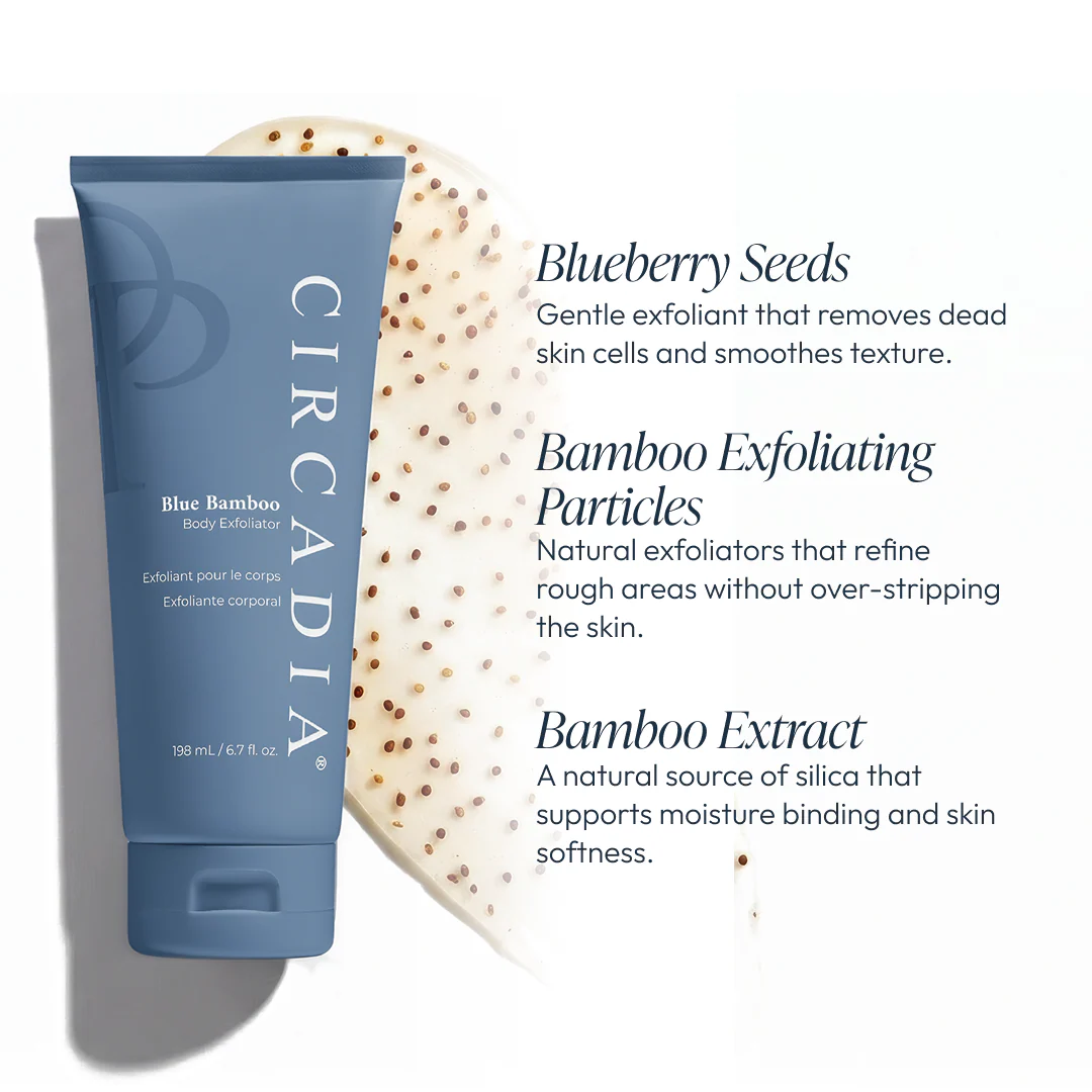 Blue Bamboo Body Exfoliator - Image 3