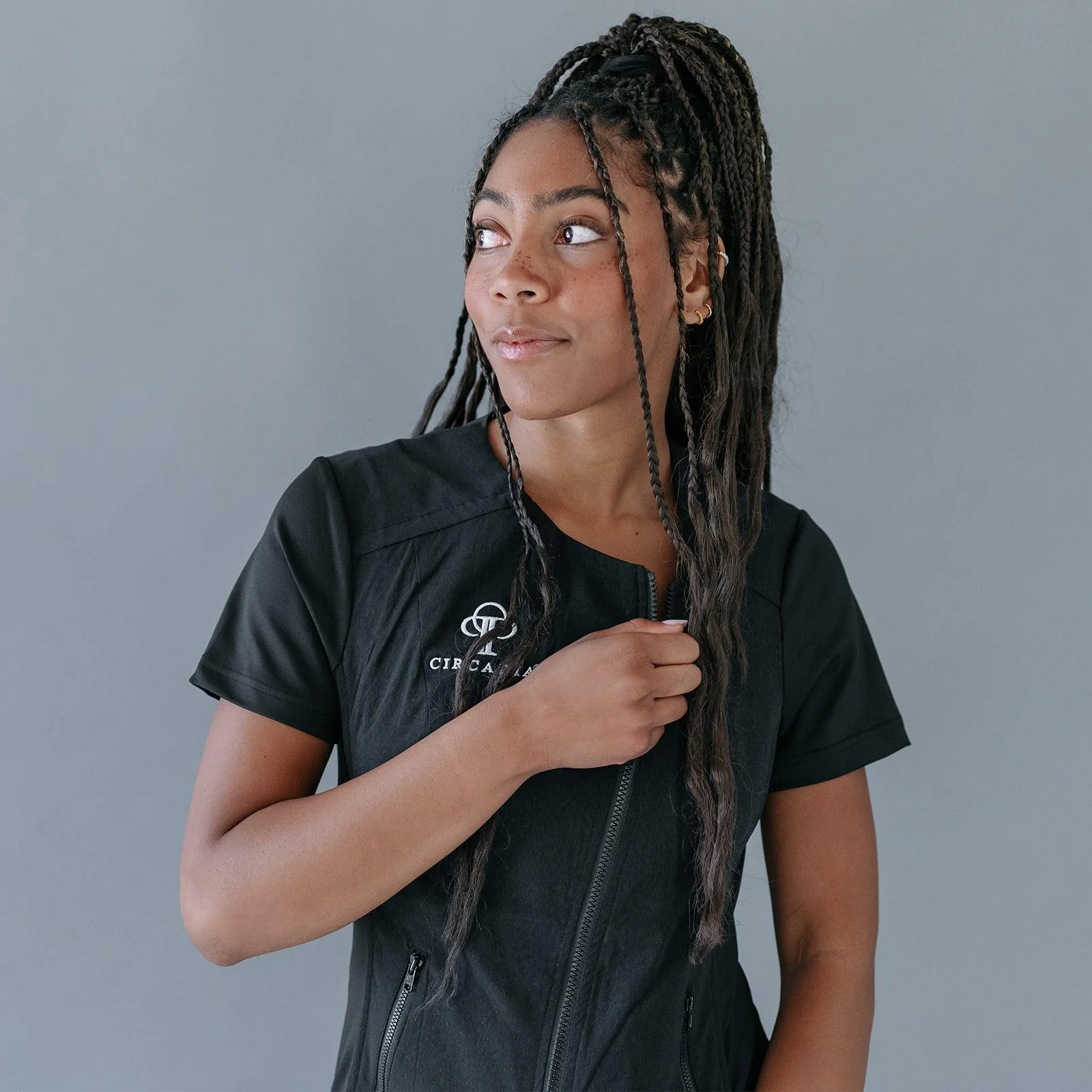 Circadia Branded Noel Asmar Tunic - Zoe - Short Sleeve - Image 3